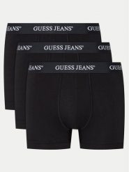 Guess Jeans Komplet bokserek M4BZ48 K6YW1 Czarny. Czarne bokserki męskie Guess Jeans, z aplikacjami, z bawełny. Za 149.99 zł.