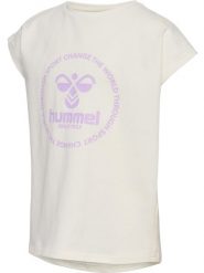 Koszulka dla dziewczynki Hummel Jumpy. Białe koszulki dziewczęce HUMMEL, s, bez wzorów, z bawełny, bez ramiączek. Za 116.50 zł.
