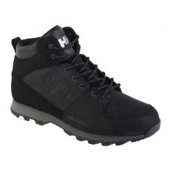 Buty Helly Hansen Tsuga M 11454-992 czarne. Czarne buty sportowe na co dzień męskie na zimę, z materiału, bez zapięcia. Za 690.89 zł.