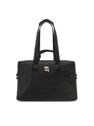 KARL LAGERFELD Torebka A1W30228 Czarny. Czarne torebki klasyczne damskie Karl Lagerfeld, bez wzorów, ze skóry, bez dodatków. Za 719.99 zł.