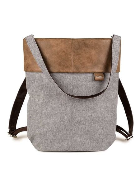 Zwei Torebka w kolorze jasnobrązowo-szarym - 33 x 34 x 14 cm rozmiar: onesize. Brązowe torebki klasyczne damskie Zwei, bez wzorów, z materiału, bez dodatków. Za 231.68 zł.