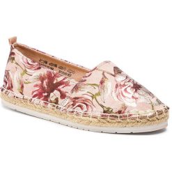 Espadryle MARCO TOZZI - 2-24210-22 Rose Flower 584. Czerwone espadryle damskie Marco Tozzi, bez wzorów, z materiału, bez obcasa, na płaskiej podeszwie. W wyprzedaży za 109.00 zł.