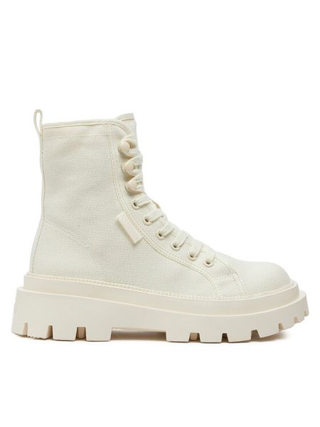 Superga Trapery 3051 Beżowy. Brązowe trapery damskie Superga, z materiału, bez obcasa. Za 219.99 zł.