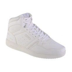 Buty sportowe Sneakersy męskie, Joma C.Platea Mid Men 2302. Białe buty sportowe na co dzień męskie Joma, z gumy, bez zapięcia, trekkingowe. Za 169.99 zł.