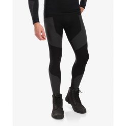 Legginsy termoaktywne męskie Kilpi NIEL-M. Czarne bielizna termoaktywna męska Kilpi, m, bez wzorów. Za 183.00 zł.