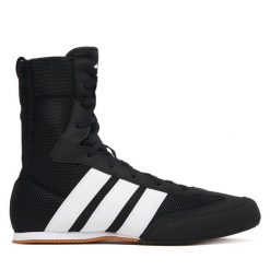 Buty bokserskie adidas. Czarne buty sportowe na co dzień męskie Adidas, bez zapięcia. Za 299.99 zł.