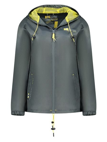 Canadian Peak Kurtka przejściowa "Boateak" w kolorze antracytowym rozmiar: M. Czarne kurtki damskie Canadian Peak, m, bez wzorów, bez kaptura. Za 87.19 zł.