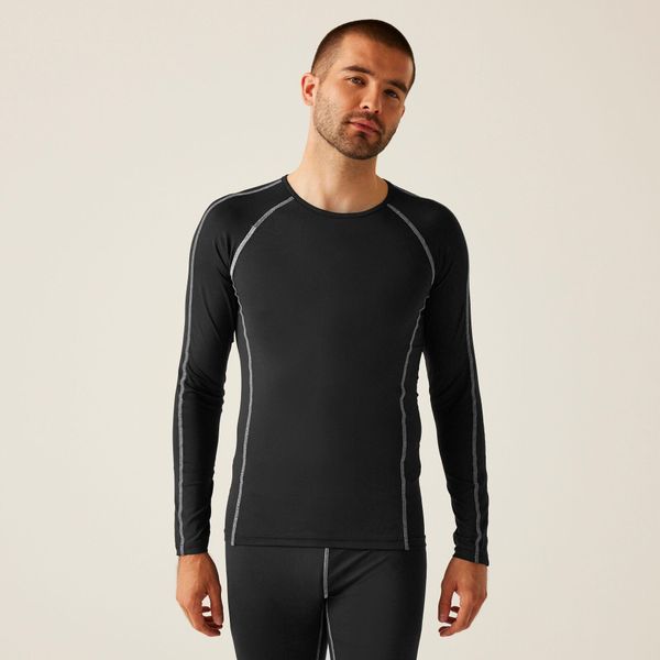 Koszulka robocza męska Pro LS. Czarne koszulki męskie z długim rękawem Regatta, m. W wyprzedaży za 119.99 zł.