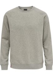 Bluza Hummel Red Classic. Szare bluzy bez kaptura męskie HUMMEL, bez wzorów, z bawełny, bez kołnierzyka, bez ramiączek. Za 180.50 zł.