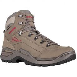 Buty trekkingowe męskie Lowa Renegade Evo Mid Gtx. Brązowe buty trekkingowe męskie Lowa, z gumy, bez zapięcia. Za 1,144.00 zł.