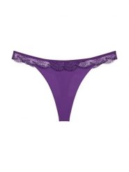 Triumph Stringi - Comfort Glam Kobiety Sztuczne włókno lila, 40. Stringi damskie Triumph, bez wzorów, z koronki. Za 69.95 zł.