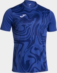 Koszulka męska Joma Lion II Royal, rozmiar L. Niebieskie t-shirty sportowe męskie Joma, l, z poliesteru, bez ramiączek, na fitness i siłownię. Za 69.08 zł.