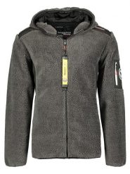 Geographical Norway Kurtka polarowa w kolorze khaki rozmiar: S. Szare kurtki męskie Geographical Norway, s, bez wzorów, z polaru, bez kaptura. Za 174.45 zł.