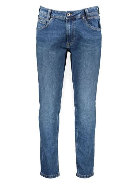 Pepe Jeans Dżinsy "Spike" - Tapered fit - w kolorze niebieskim rozmiar: W32/L34. Niebieskie jeansy męskie Pepe Jeans. Za 179.64 zł.