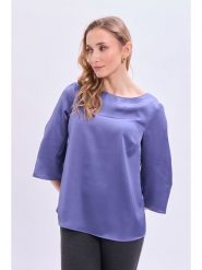 Marks & Spencer Bluzka w kolorze fioletowym rozmiar: 42. Różowe bluzki damskie Marks & Spencer, bez wzorów, bez kołnierzyka, bez ramiączek. Za 52.67 zł.