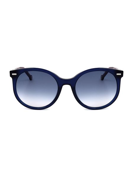 Carolina Herrera Damskie okulary przeciwsłoneczne w kolorze granatowo-fioletowym rozmiar: 56. Niebieskie okulary przeciwsłoneczne damskie carolina herrera. Za 360.17 zł.