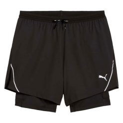 Spodenki Puma M Run Ultraweave 2W1 5? Dorosłych. Czarne szorty męskie Puma, m, do biegania. Za 182.99 zł.