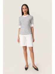 Soaked in Luxury Sweter w kolorze kremowym rozmiar: XS. Brązowe swetry klasyczne damskie Soaked in Luxury, xs, bez kołnierzyka. Za 104.99 zł.