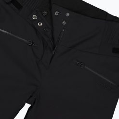Spodnie damskie narciarskie CMP 34W4486. Czarne spodnie materiałowe damskie CMP, bez wzorów, z lycry, sportowe, z podwyższonym stanem. Za 739.99 zł.