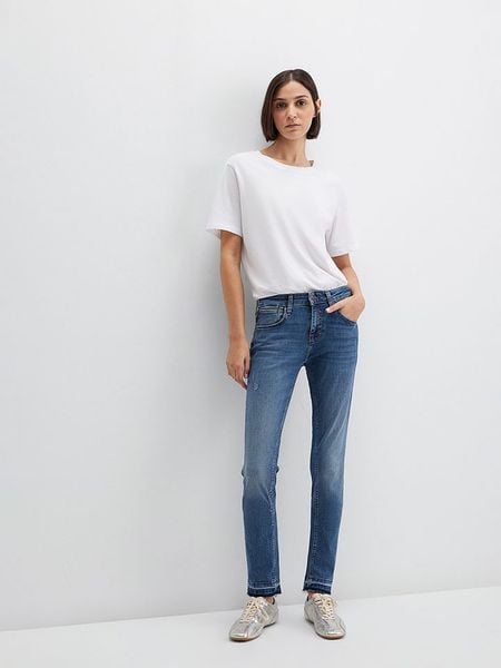 MAVI Dżinsy - Slim fit - w kolorze niebieskim rozmiar: W31/L32. Niebieskie jeansy damskie MAVI. Za 123.45 zł.
