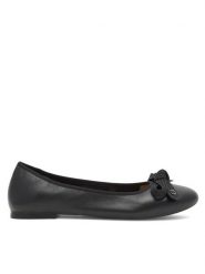 Gino Rossi Baleriny COZY-HS001-1-2 Czarny. Czarne baleriny damskie Gino Rossi, bez wzorów, ze skóry, bez obcasa. Za 199.99 zł.