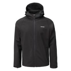 Kurtka softshell z kapturem Hi-Tec Neti II. Czarne kurtki softshell damskie Hi-tec, m, bez wzorów, z elastanu, z kapturem. Za 197.05 zł.