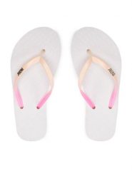 Roxy Japonki ARJL100958 Biały. Białe klapki damskie Roxy, bez wzorów, z tworzywa sztucznego, bez obcasa. Za 59.99 zł.