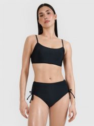 4F Dół od bikini damski - czarny S. Czarne bikini damskie 4f, bez wzorów. W wyprzedaży za 49.99 zł.