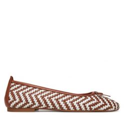 Baleriny Unisa. Brązowe baleriny damskie Unisa, bez wzorów, bez obcasa. Za 339.99 zł.