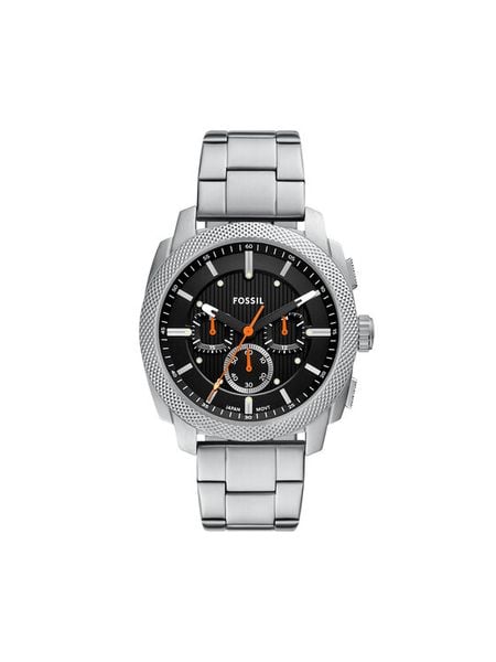 Fossil Zegarek Machine FS6095 Srebrny. Szare, analogowe zegarki męskie Fossil, srebrne. Za 649.99 zł.