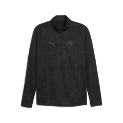 Męska bluza treningowa FC St. Pauli z zamkiem 1/4 PUMA Black Flat Dark Gray. Czarne bluzy bez kaptura męskie Puma, l. Za 329.00 zł.
