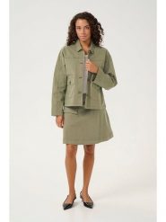 CULTURE Kurtka przejściowa w kolorze oliwkowym rozmiar: 42. Brązowe kurtki damskie Culture, bez wzorów, bez kaptura. Za 165.99 zł.