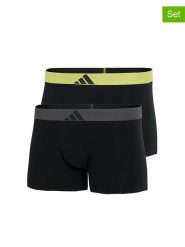 Adidas Bokserki (2 pary) w kolorze czarnym rozmiar: S. Czarne bokserki męskie Adidas, bez wzorów. Za 63.45 zł.