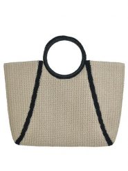 BLE Torebka w kolorze jasnobrązowym - 45 x 25 x 15 cm rozmiar: onesize. Brązowe torebki klasyczne damskie BLE, bez wzorów, z materiału, bez dodatków. Za 42.95 zł.