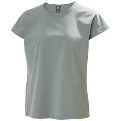 Letnia koszulka damska Helly Hansen Thalia. Zielone bluzki sportowe damskie Helly Hansen, bez kołnierzyka, bez ramiączek. Za 224.00 zł.