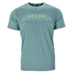 Koszulka do biegania męska KEEZA Bolt. Niebieskie t-shirty sportowe męskie KEEZA, m, bez ramiączek, do biegania. Za 50.00 zł.