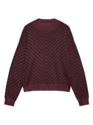 Vero Moda Sweter w kolorze ciemnofioletowo-czarnym rozmiar: L. Różowe swetry klasyczne damskie Vero Moda, l, bez kołnierzyka. Za 135.17 zł.