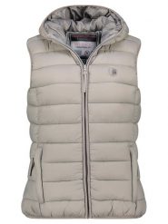 Geographical Norway Kamizelka pikowana "Vatikotal" w kolorze jasnoszarym rozmiar: L. Szare kamizelki damskie Geographical Norway, l. Za 134.85 zł.