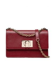 Furla Torebka 1927 BAFKACO-ARE000-CGQ001-1-007-20-BG-B Bordowy. Czerwone torebki klasyczne damskie Furla, bez wzorów, ze skóry, wizytowe, bez kołnierzyka, bez ramiączek. Za 1,619.00 zł.