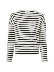 Marie Lund Bluza damska Kobiety Bawełna biały|czarny w paski, XS. Białe bluzy bez kaptura damskie Marie Lund, xs, z bawełny. Za 249.95 zł.