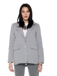 Bluza z bawełna na co dzień na siłownię. Szare bluzy bez kaptura damskie LEONE 1947 APPAREL, xl, z bawełny. Za 412.58 zł.