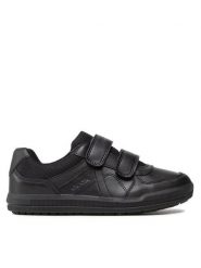 Geox Sneakersy J Arzach B. E J844AE 05443 C9999 D Czarny. Czarne buty sportowe chłopięce Geox, ze skóry, bez zapięcia. Za 379.99 zł.