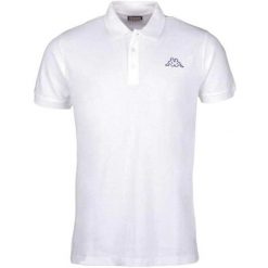 Koszulka Kappa Polo Shirt, Mężczyźni. Białe koszulki polo męskie Kappa, m, bez wzorów, z bawełny, bez ramiączek. Za 290.00 zł.