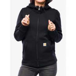 Bluza z kapturem damska Carhartt Clarksburg Zip Sweatshirt. Czarne bluzy z kapturem damskie Carhartt, s. Za 291.99 zł.