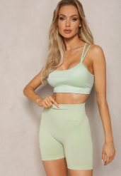 Jasnozielone Szorty Push-Up z Wysokim Stanem Adalama. Zielone spodenki sportowe damskie Renee, s. Za 24.99 zł.