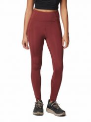 Columbia Legginsy sportowe "Boundless Trek™" w kolorze czerwonym rozmiar: XL. Czerwone legginsy damskie Columbia, xl, bez wzorów, z materiału, outdoorowe. Za 100.99 zł.