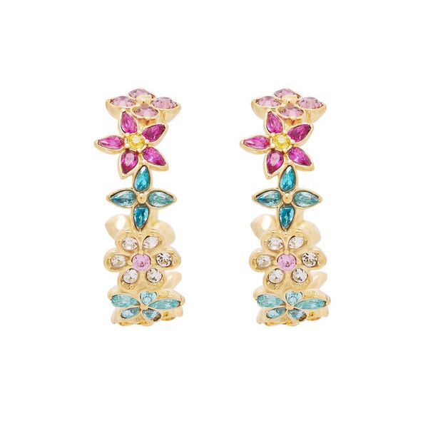 Kolczyki Guess. Żółte kolczyki damskie Guess, złote. Za 252.99 zł.