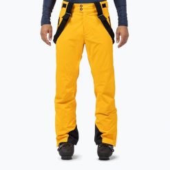 Spodnie narciarskie męskie Rossignol Diretta saffron. Żółte spodnie materiałowe męskie Rossignol, bez wzorów, sportowe. Za 1,539.00 zł.