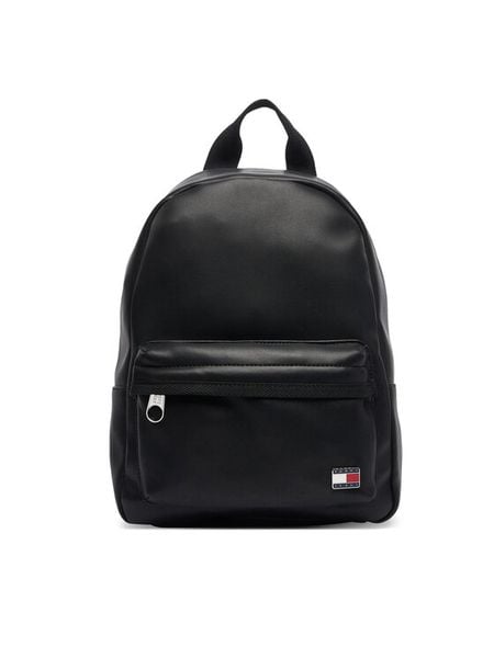 Tommy Jeans Plecak Tjw Daily Elevated Backpack AW0AW19043 Czarny. Czarne plecaki damskie Tommy Jeans, bez wzorów, z jeansu. Za 449.99 zł.