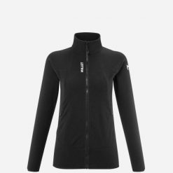 Bluza polarowa damska MILLET W K Lightgrid Jkt Czarny. Czarne bluzy z kapturem damskie Millet, xl, z materiału. Za 319.00 zł.